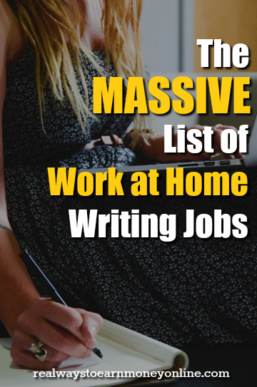 Вы хотите работать из дома как писатель