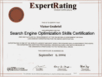 Certyfikacja umiejętności wyszukiwania w wyszukiwarkach ExpertRating jest zdecydowanie najlepszym instruktorem prowadzonym przez Search Engine Optimization w cenie 129,99 USD