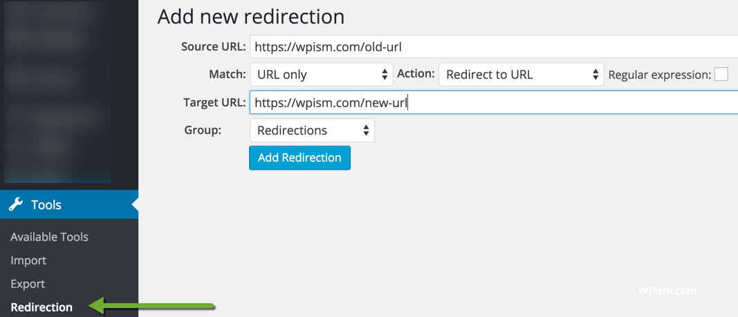 Url match. Redirection плагин. Редирект 301 WORDPRESS htaccess. Add redirection URL. Redirect.